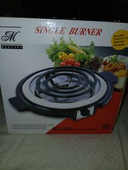 Single burner electric stove (new)