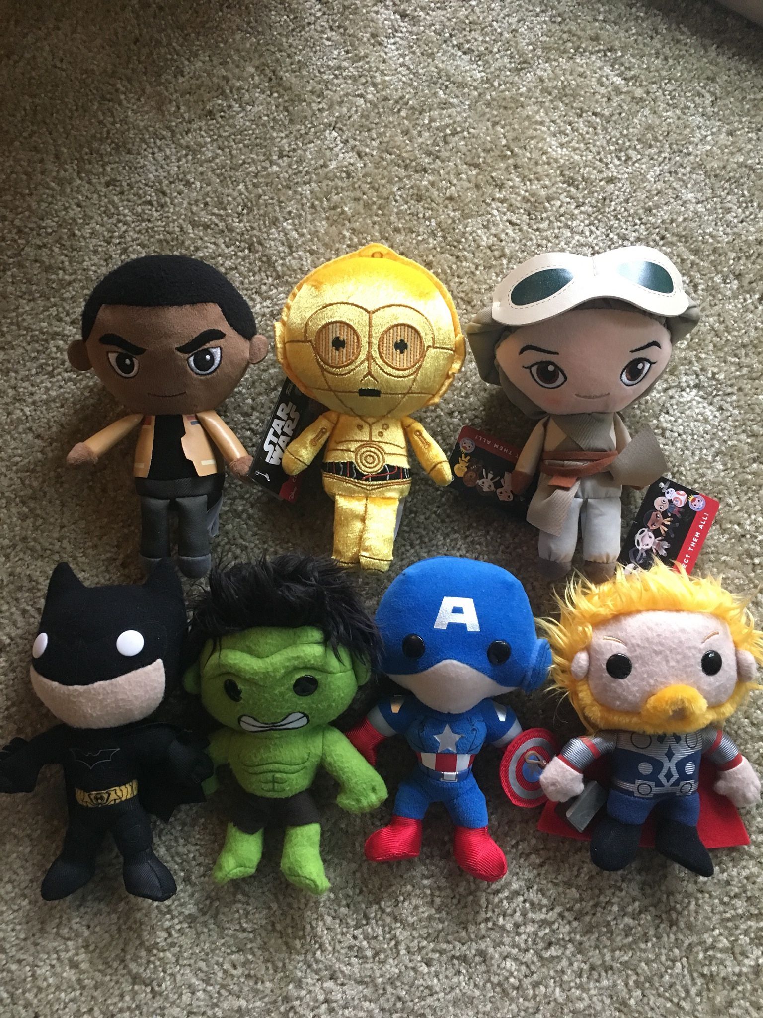 Marvel And Star Wars Funko Plushies