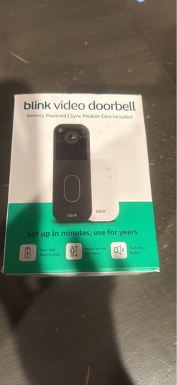 Blink Video Doorbell with Sync Module Core