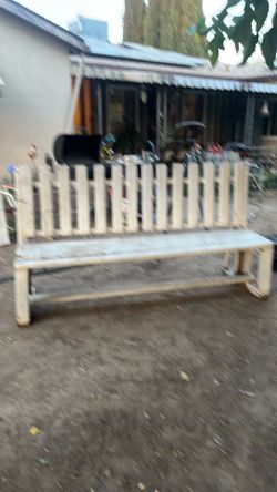 Free wood bench 10 foot long