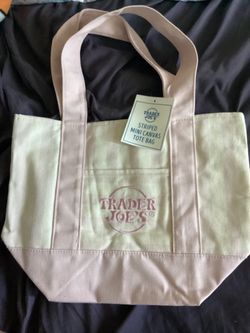 Trader Joe’s striped mini tote