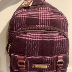 💜 New Y2K Authentic Juicy Couture large Backpack,  Designer Juicy Couture Backpack, Juicy Couture School Bag, Juicy Couture Weekender Bag, Work bag