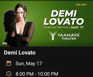 Demi Lovato tickets