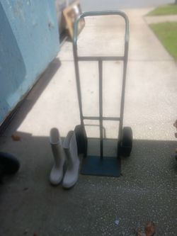 Selling a dolly with size 9 white rubber shoes. Cost $10