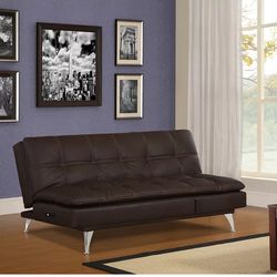 High Performance Leather Fabric Convertible Sofa,
