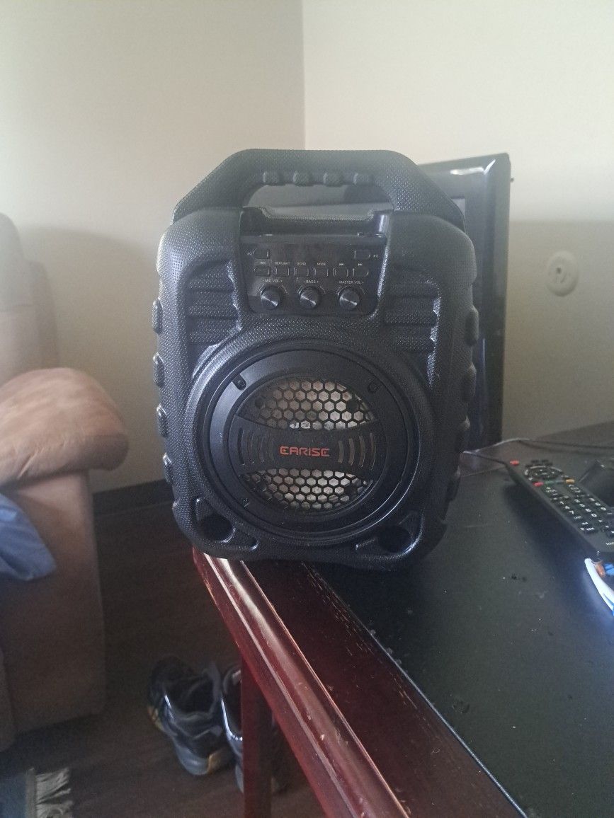Earise T26 Pro Karaoke System Double Microphone Black