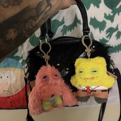 Y2k Women’s Studded Fur Purse 