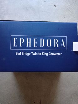 Ephdora  bridge two twins into king size bed