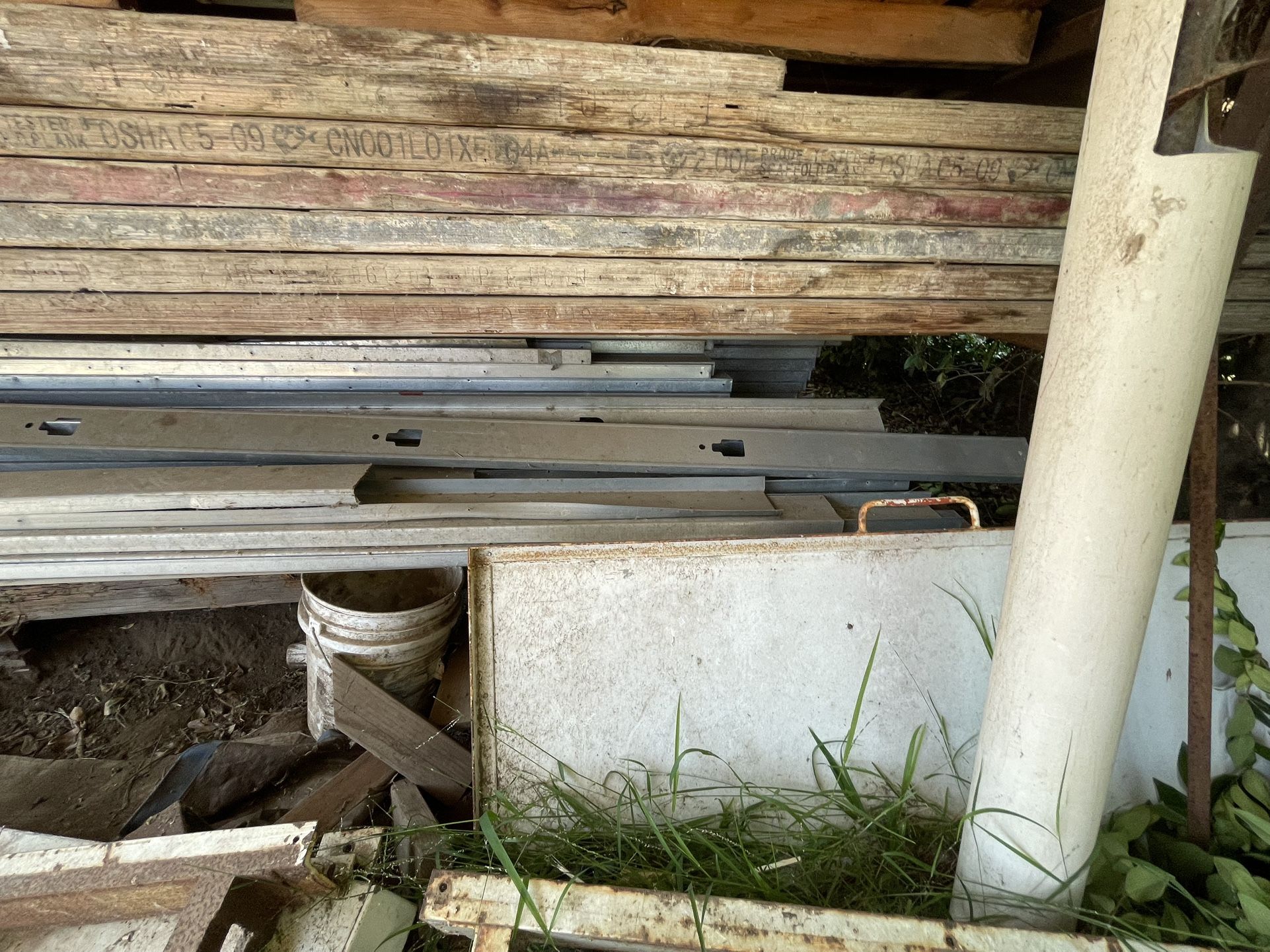 Lumber and wood beams