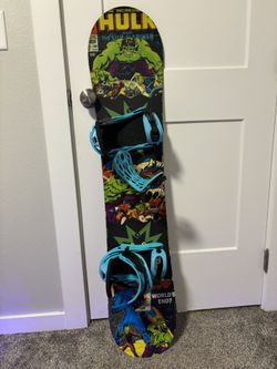 Kids Burton snowboard And Bindings