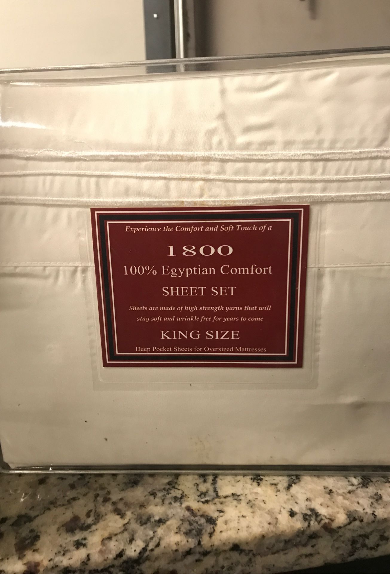 100% Egyptian Comfort bed sheet