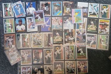 49 Ricky Henderson Baseball cards