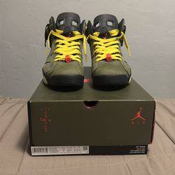 Retro 6 Travis Scott Olive