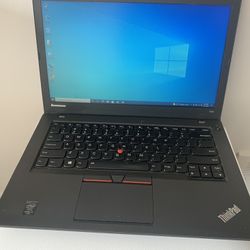 “LENOVO T450” Powerful laptop Intel core (TM) i5-5300U CPU @ 2.40f GHz 2.50 GHz ,  16 GB RAM,256 SSD with fully installed/ licensed Windows 11 Pro. Du