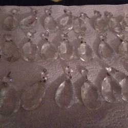 Antique   Cristal Chandler Prisms