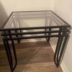 Black  Metal Table