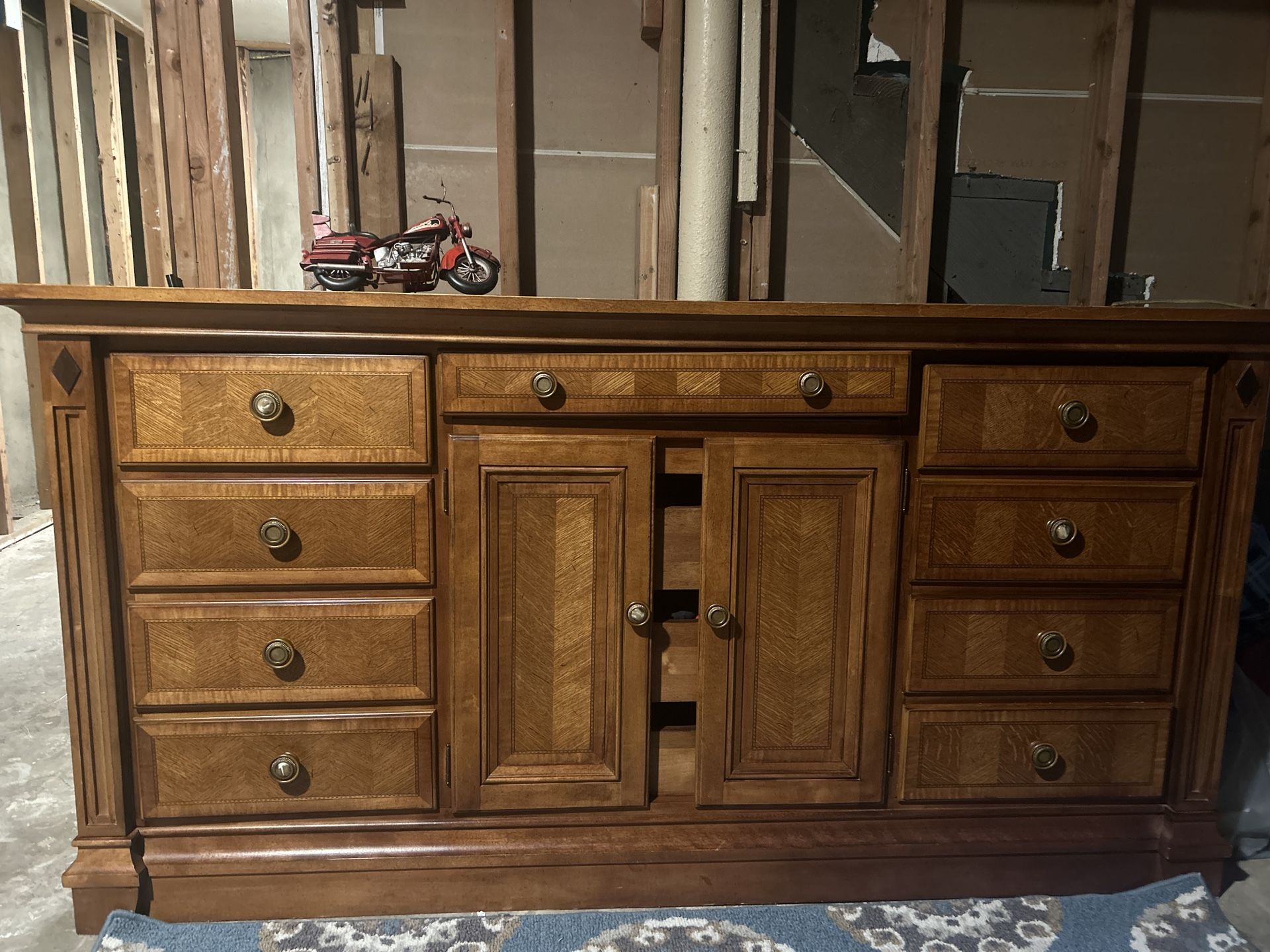 Antique wooden dresser