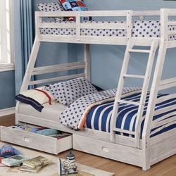 TwinFull White Double With Ortho Matres!!