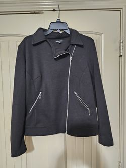 Women's Notations Medium Weight Black Jacket 