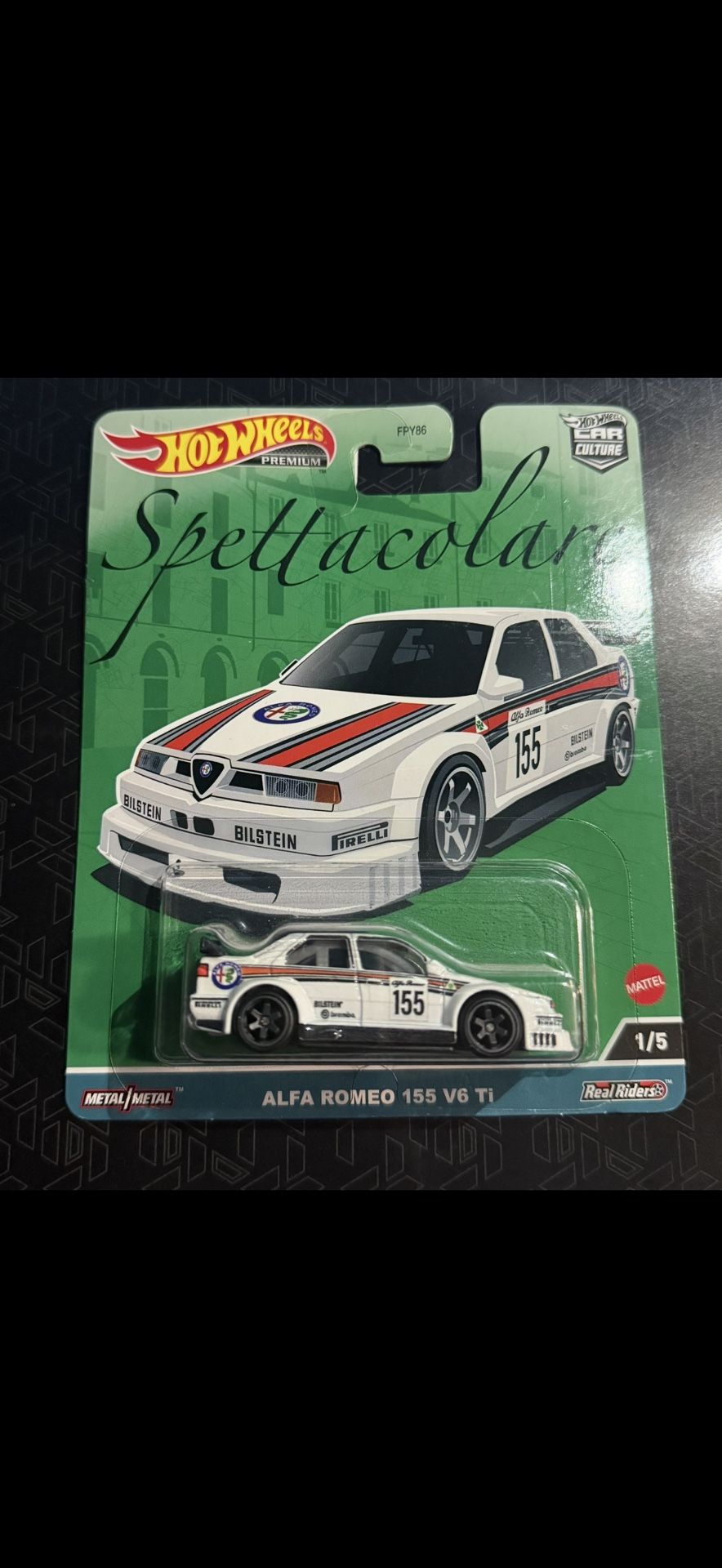 Hot Wheels Premium Spettacolare - Alfa Romeo 155 V6 TI