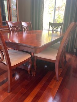 Macy’s traditional dining room set