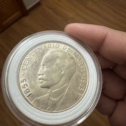 1 Peso 1953 Silver Cuba