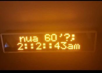 LED Programable sign