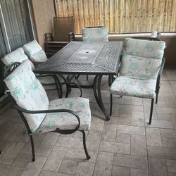 Patio Table With 6 Chairs $175 OBO