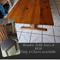 Wooden Table 7x3