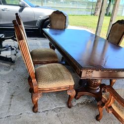 dining table and chairs used good condition $345