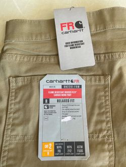 New Carhartt Flame Resistant Rugged Flex Work Pant