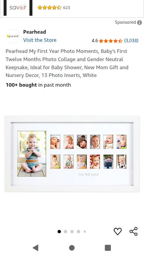 My First Year Baby Frame