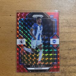 2023 PRIZM LEVI COLWILL RED MOSAIC ROOKIE 