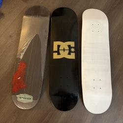 Skateboard Decks Sz 8