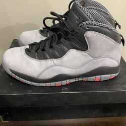 Nike Air Jordan Retro X Cool Grey Infrared Size 12 Sneakers Yeezys