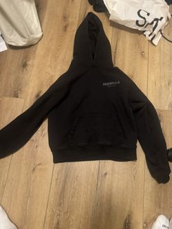 Black Essentials Hoodie XL 12