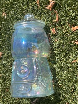 •🎯Target Bullseye Iridescent Gumball Jar•New•Gumball Machine•Candy Dish•Candy Table Decor•Baby Shower• Wedding • Bridal Shower•