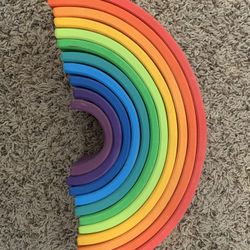 Rainbow Stackable Wooden Toy