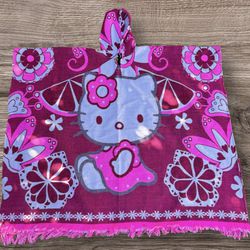 Adult Size Hello Kitty Poncho, One Size