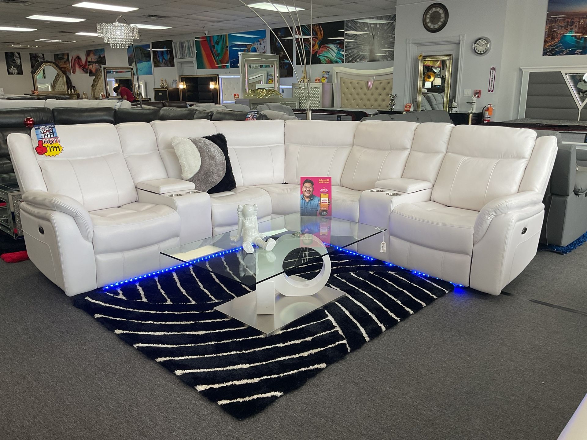 (Brand New Furniture) Stunning Sectional Couch for sale 35% OFF