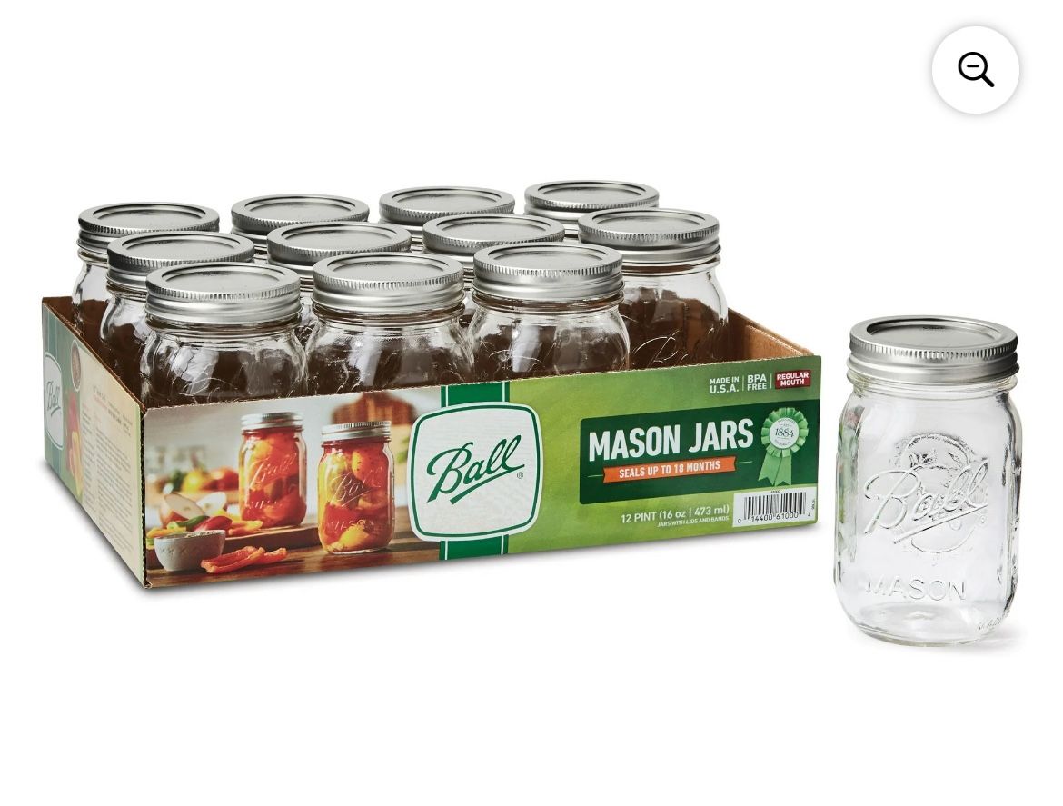 Mason Jars 12 Pack