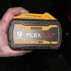9 Ah Dewalt Flexvolt Battery 