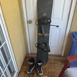 Free Snowboard and Men’s size 8 Boots