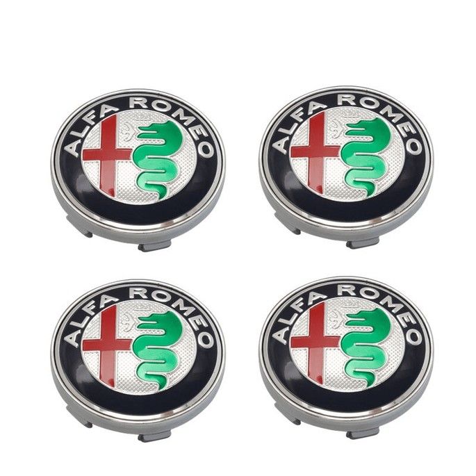 4pcs Alfa Romeo Wheel Center Caps
