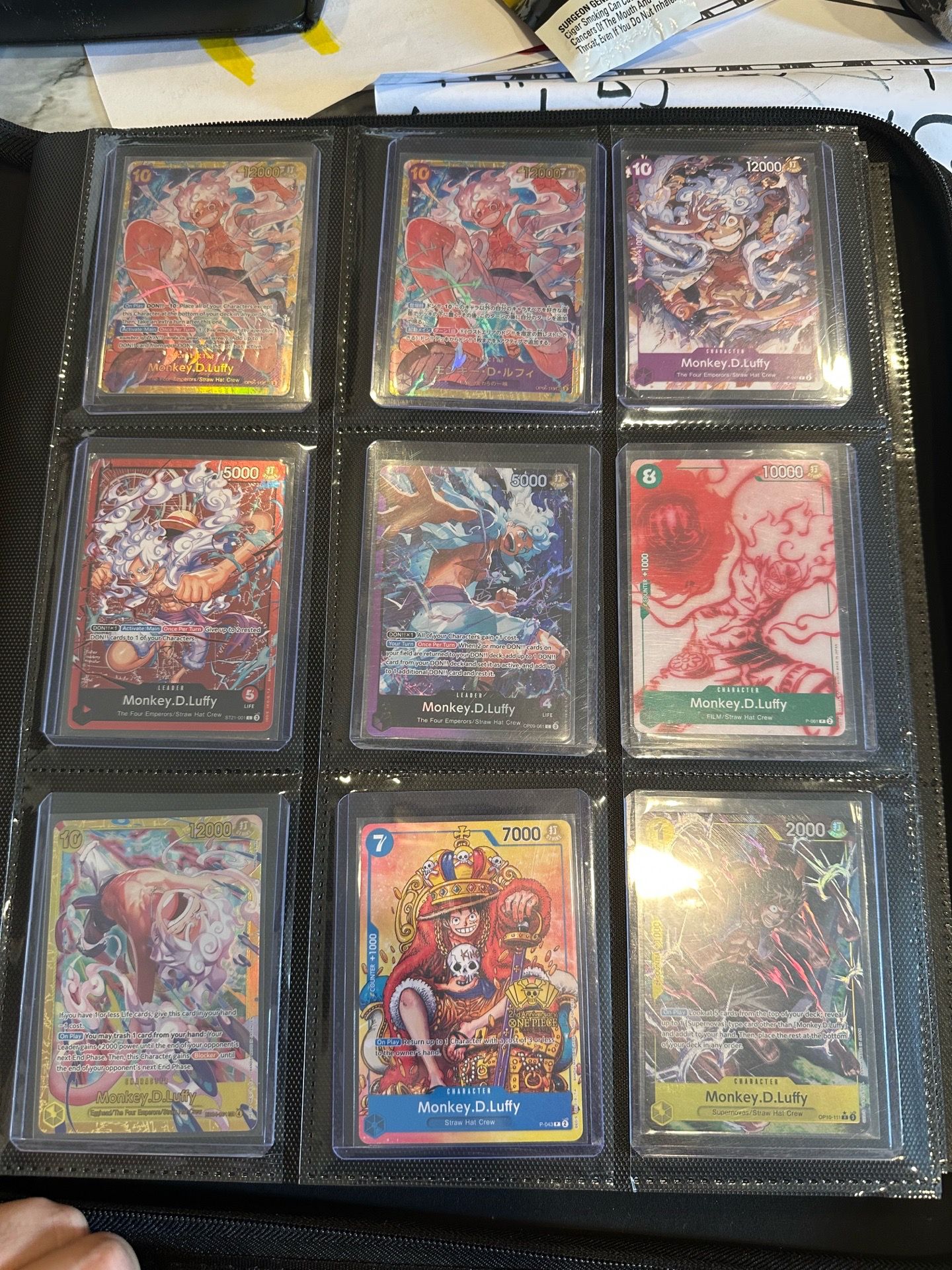 One piece cards