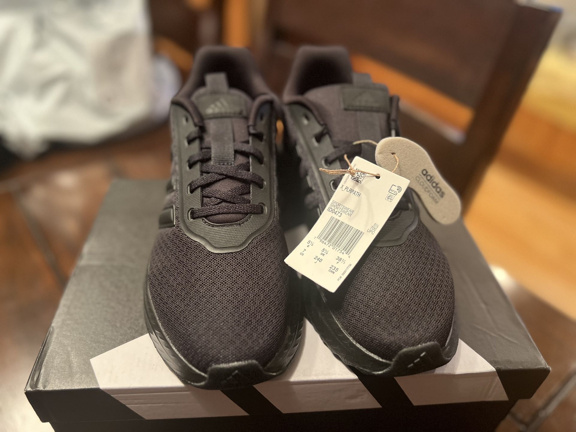 ADIDAS- X_PLR Path with CLOUD FOAM All Black Women’s Size 7