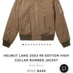 Helmut Lang Vintage Bomber 