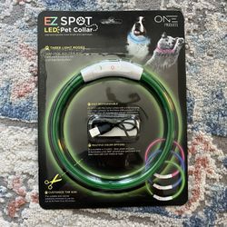 Light Up Dog Or Cat Collar — Green 