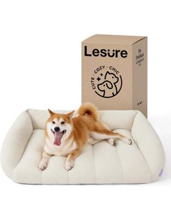 Lesure Orthopedic Dog Bed Sofa for small Dogs, Waterproof Dog Couch with Removable Washable Cover,