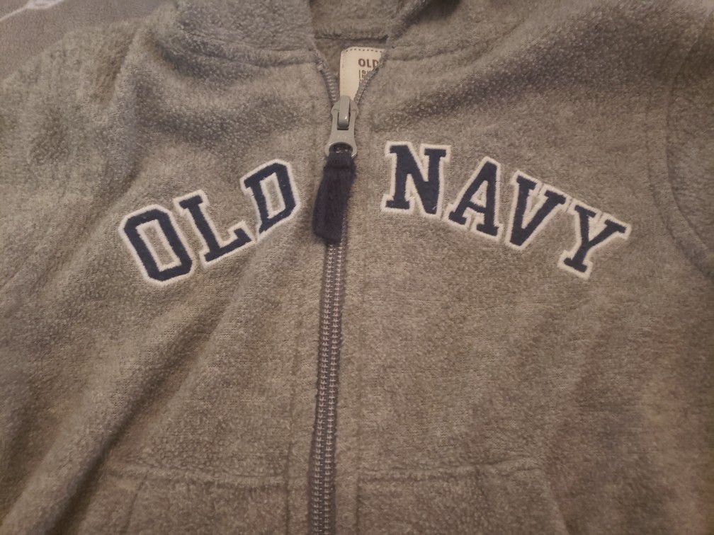 Old Navy hooded jacket 6-12m